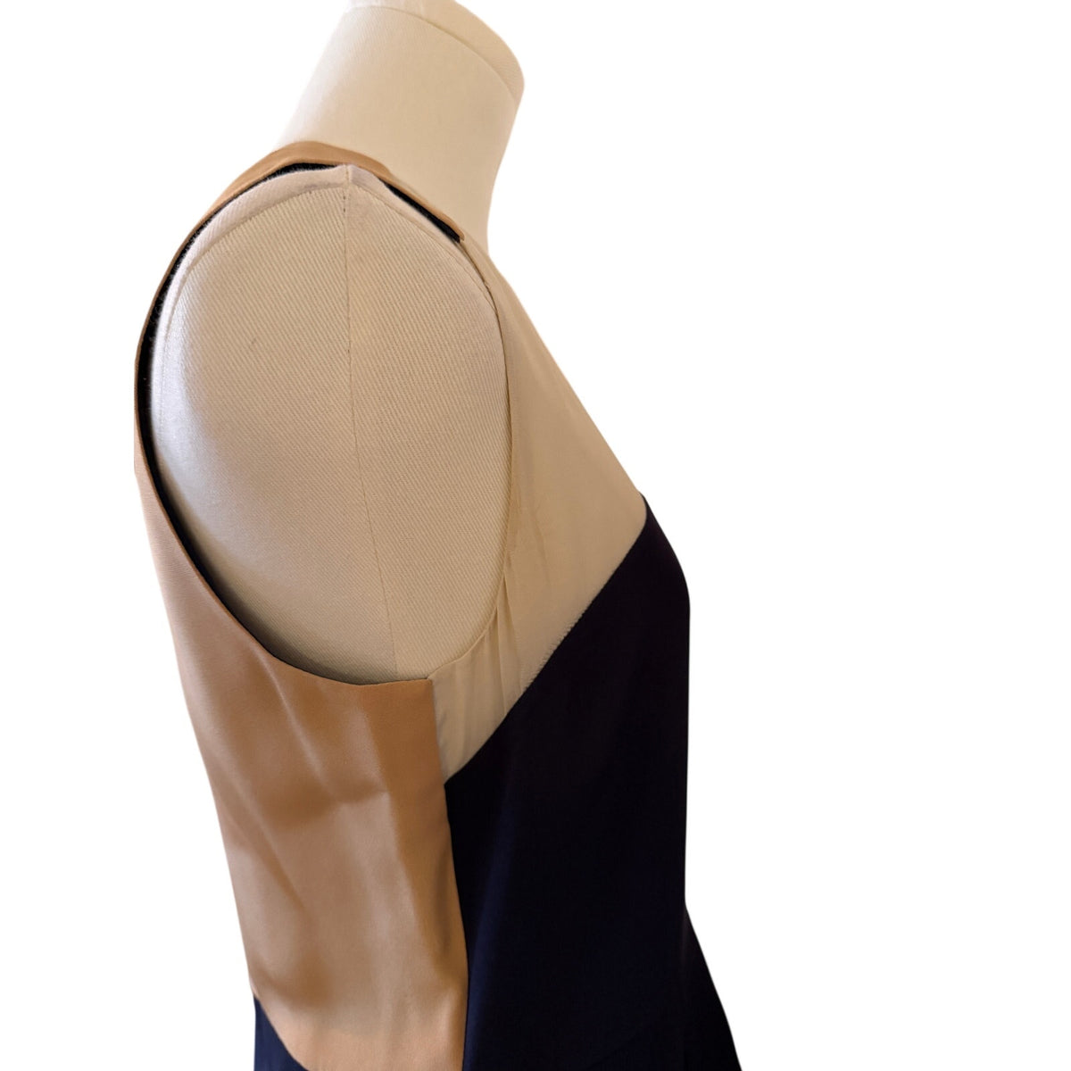 3.1 Phillip Lim Navy Colorblock Fit-and-Flare Dress - 4