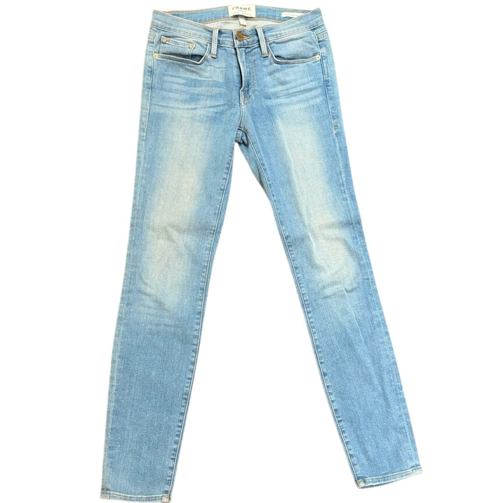 Frame Light Blue Le Skinny de Jeanne Jeans Size 27