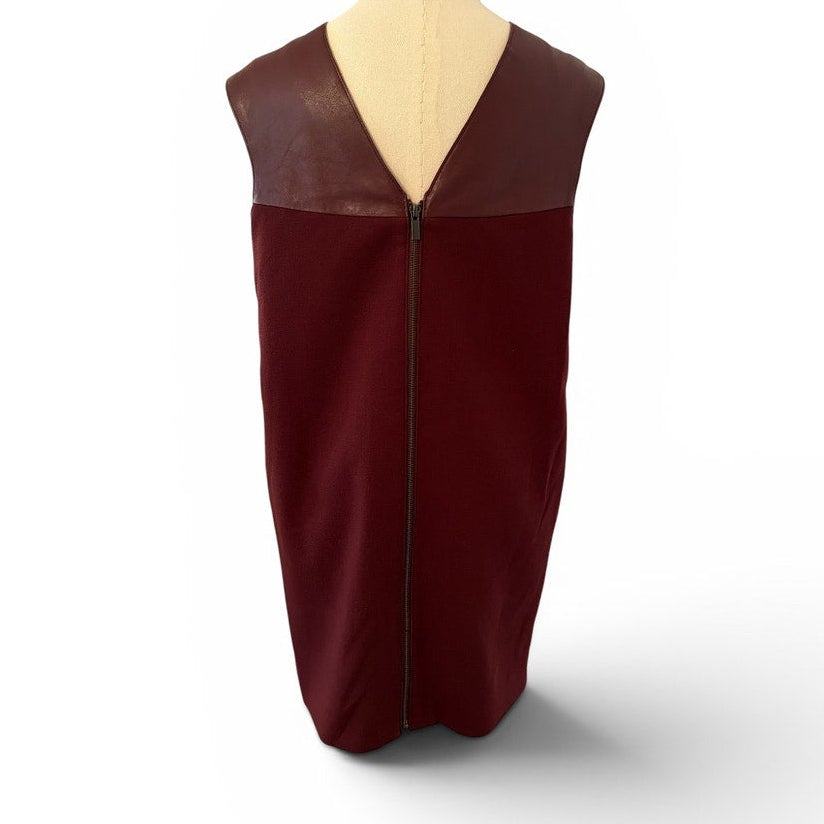 Banana Republic Burgundy BR Monogram Dress Size 2