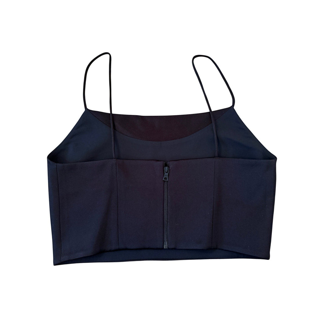 Alice & Olivia Black Classic Black Cami Top S/P