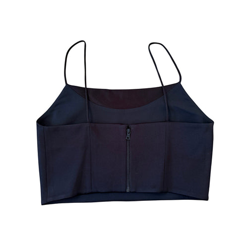 Alice & Olivia Black Classic Black Cami Top S/P