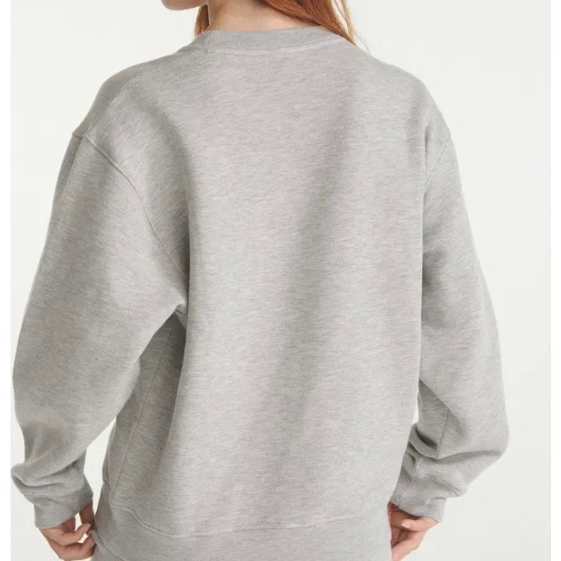 The Kooples Paris Gray Logo Sweatshirt French 2 US Med