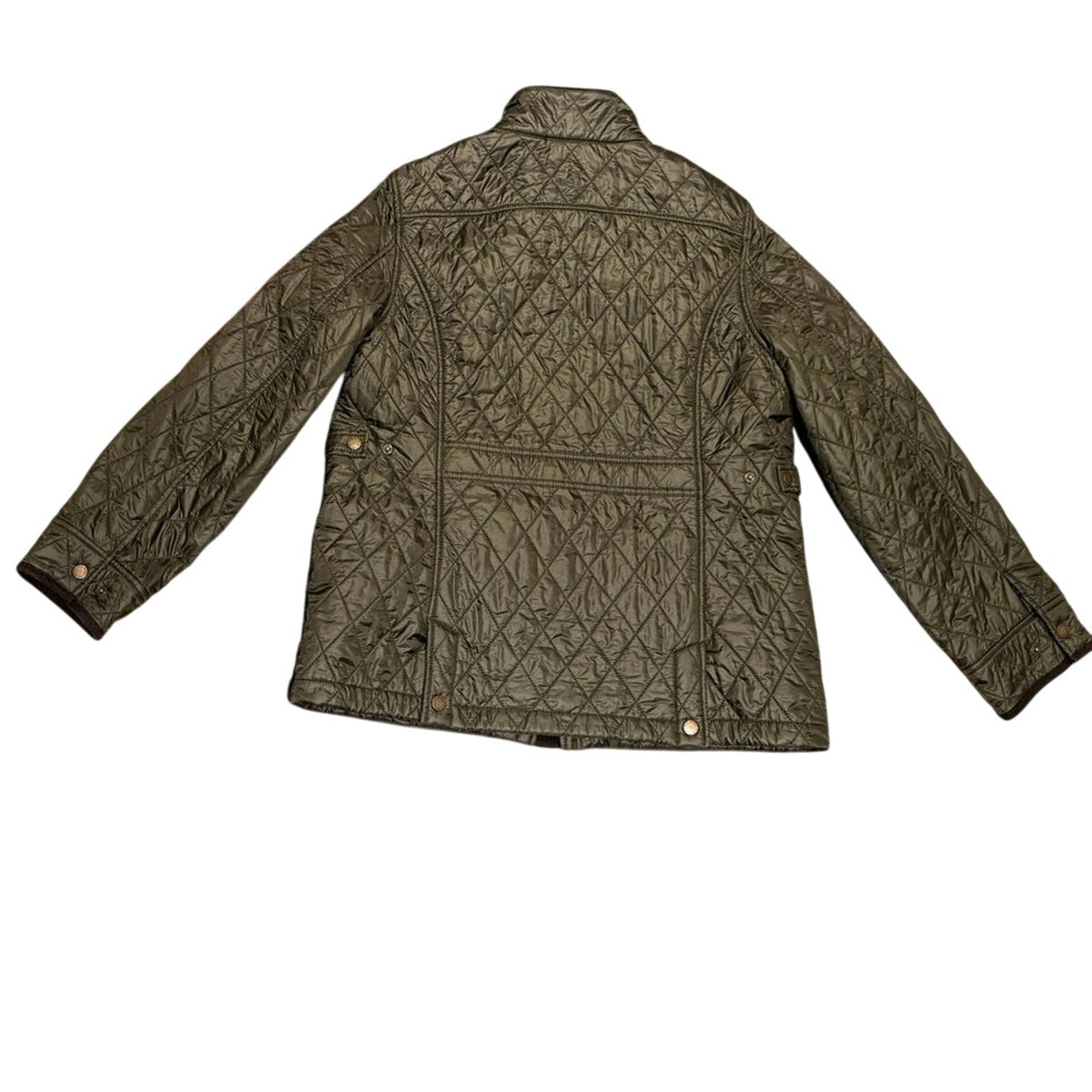 L.L.Bean Olive Green Quilted Insulated Coat L