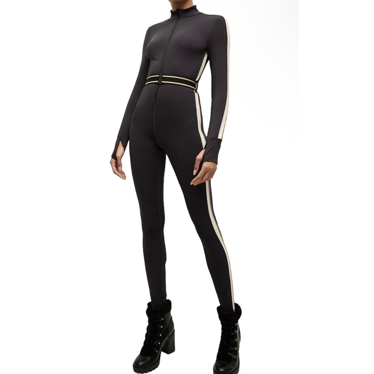 The Upside Black Contrast Jumpsuit L