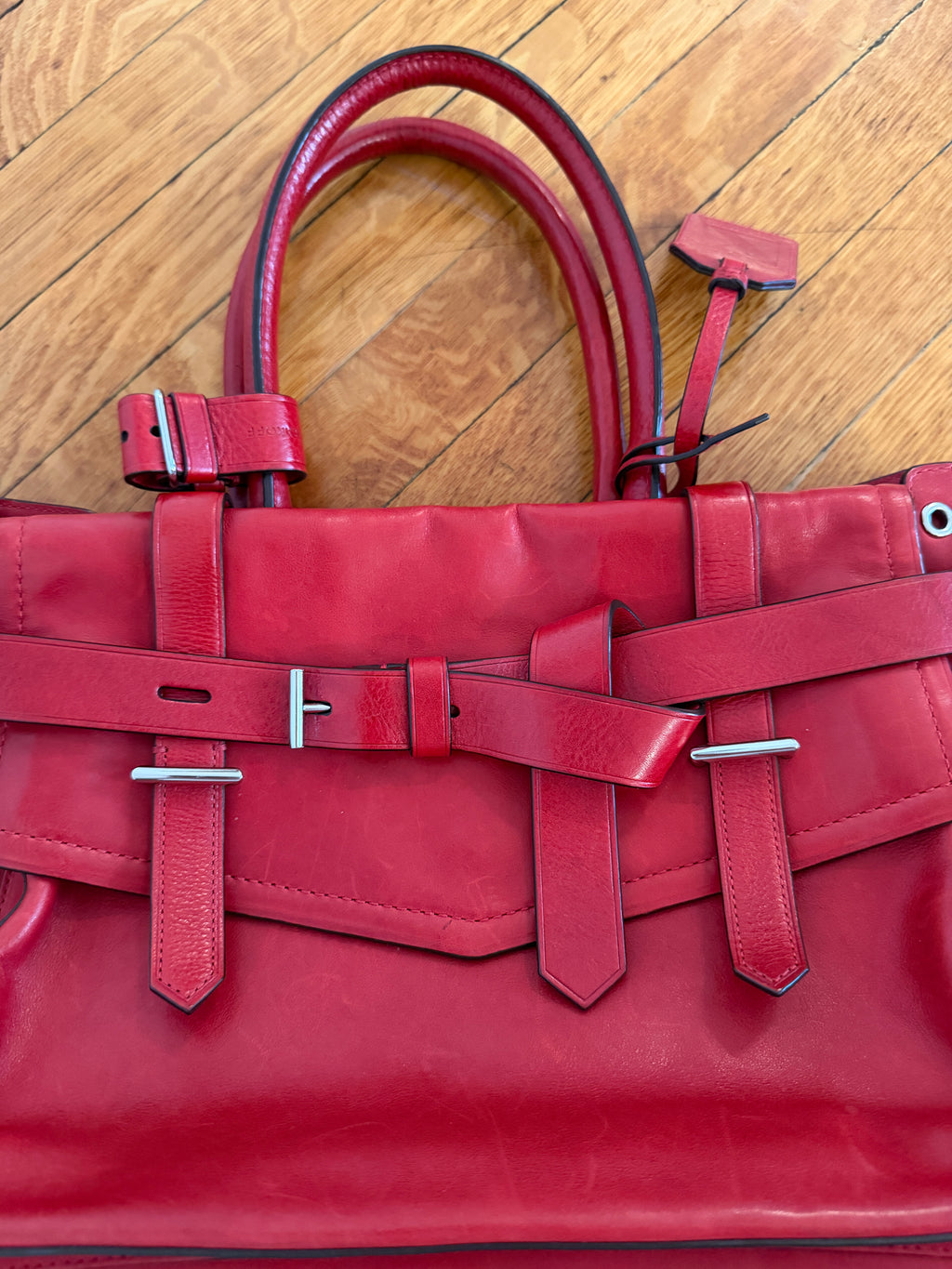 Reed Krakoff Vibrant Red Boxer Bag Handbag