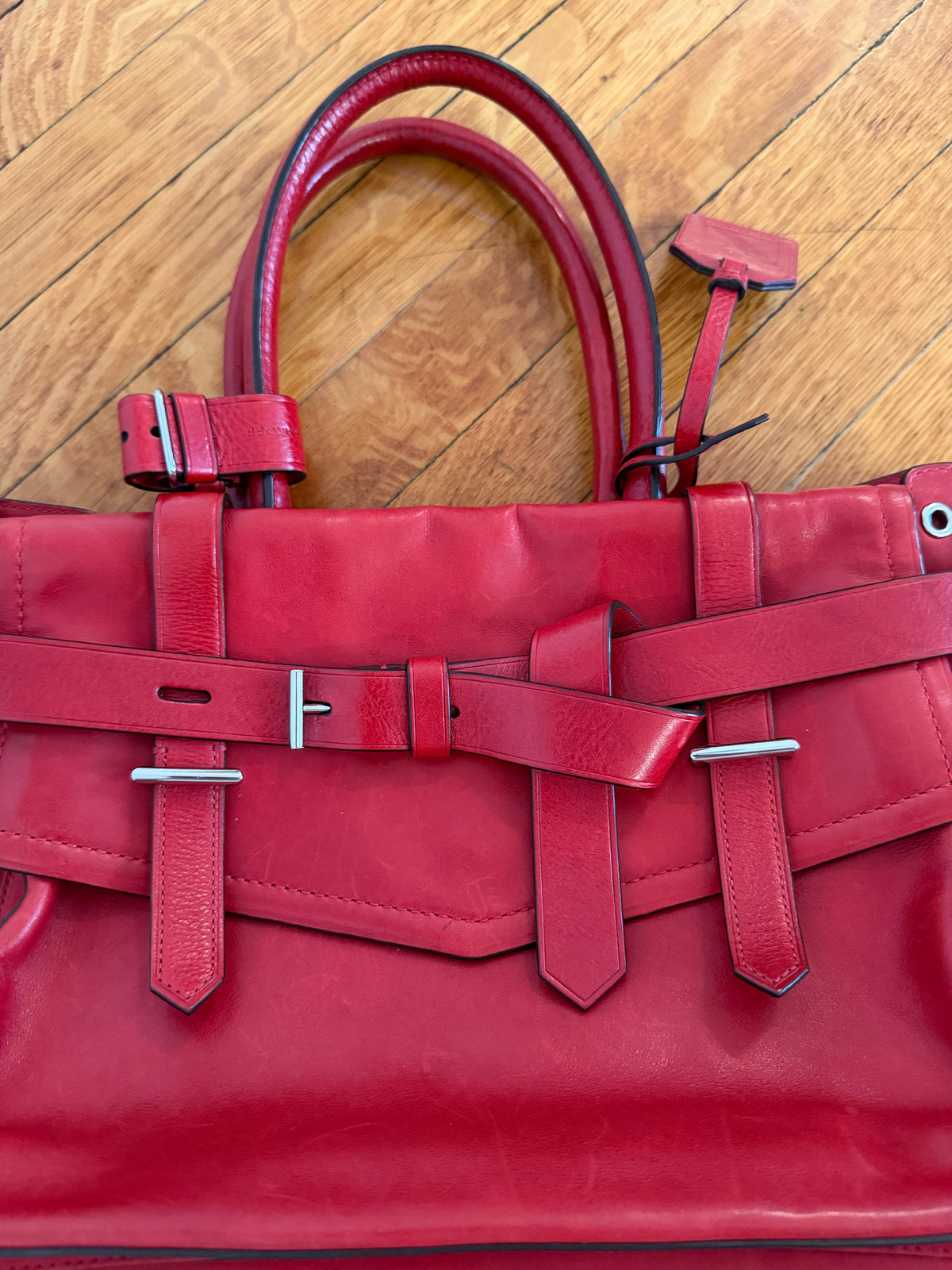 Reed Krakoff Vibrant Red Boxer Bag Handbag