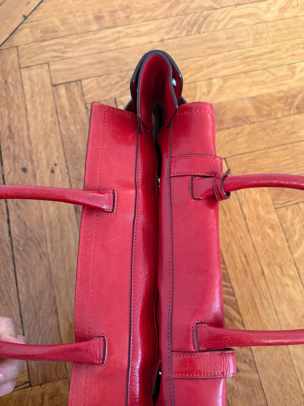 Reed Krakoff Vibrant Red Boxer Bag Handbag