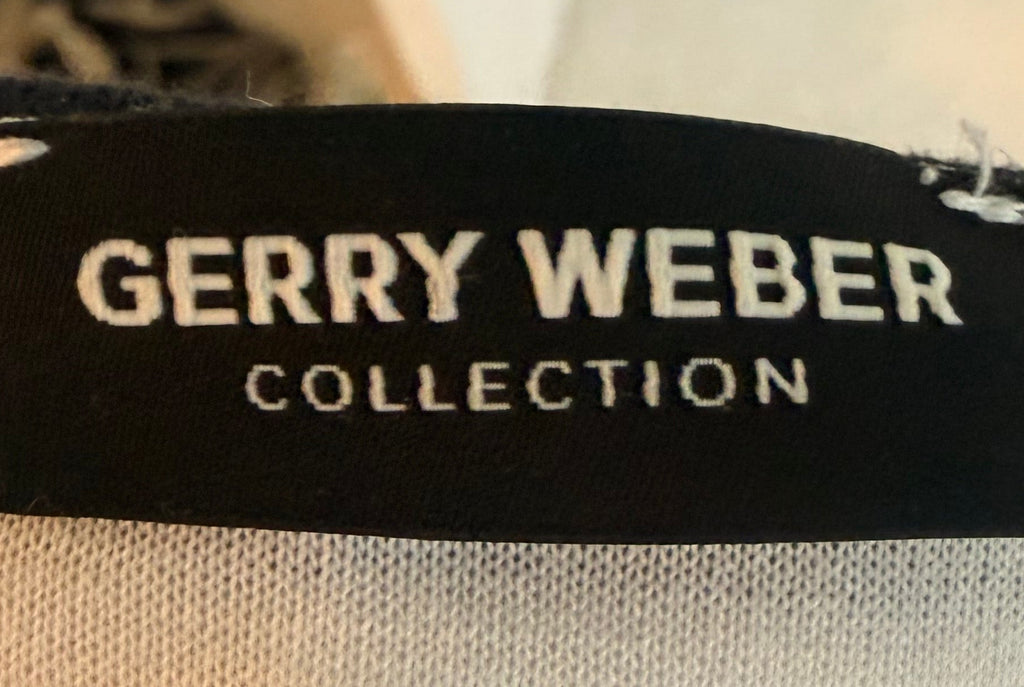 Gerry Weber Red White Blue Navy Stripe Pullover Dress US 6/EU 36