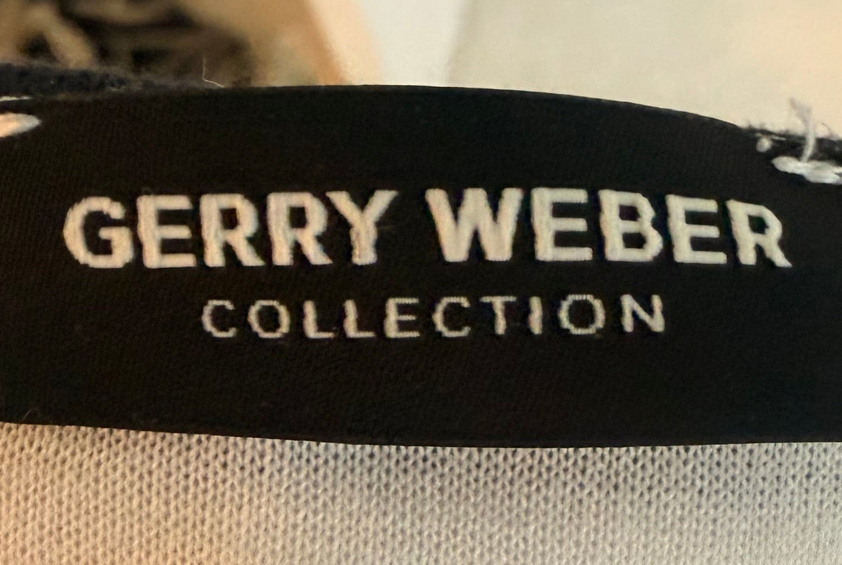 Gerry Weber Red White Blue Navy Stripe Pullover Dress US 6/EU 36