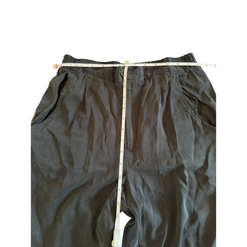 Djerf Avenue Black Lightweight Cotton "You're an Angel" Pants - Medium