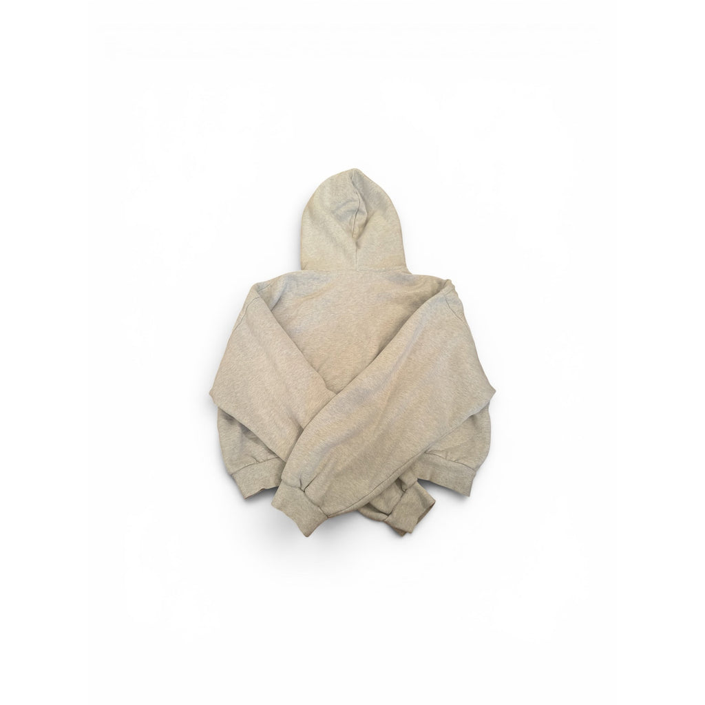 Aritzia Grey Mega Fit Cozy Fleece Zip Hoodie Large