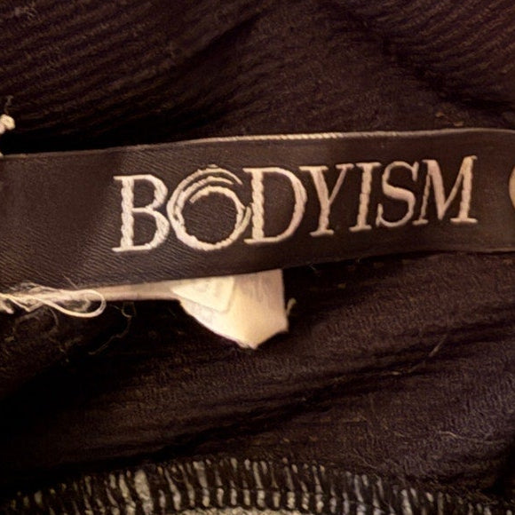 Bodyism Black & Grey Performance Zip Jacket Activewear M