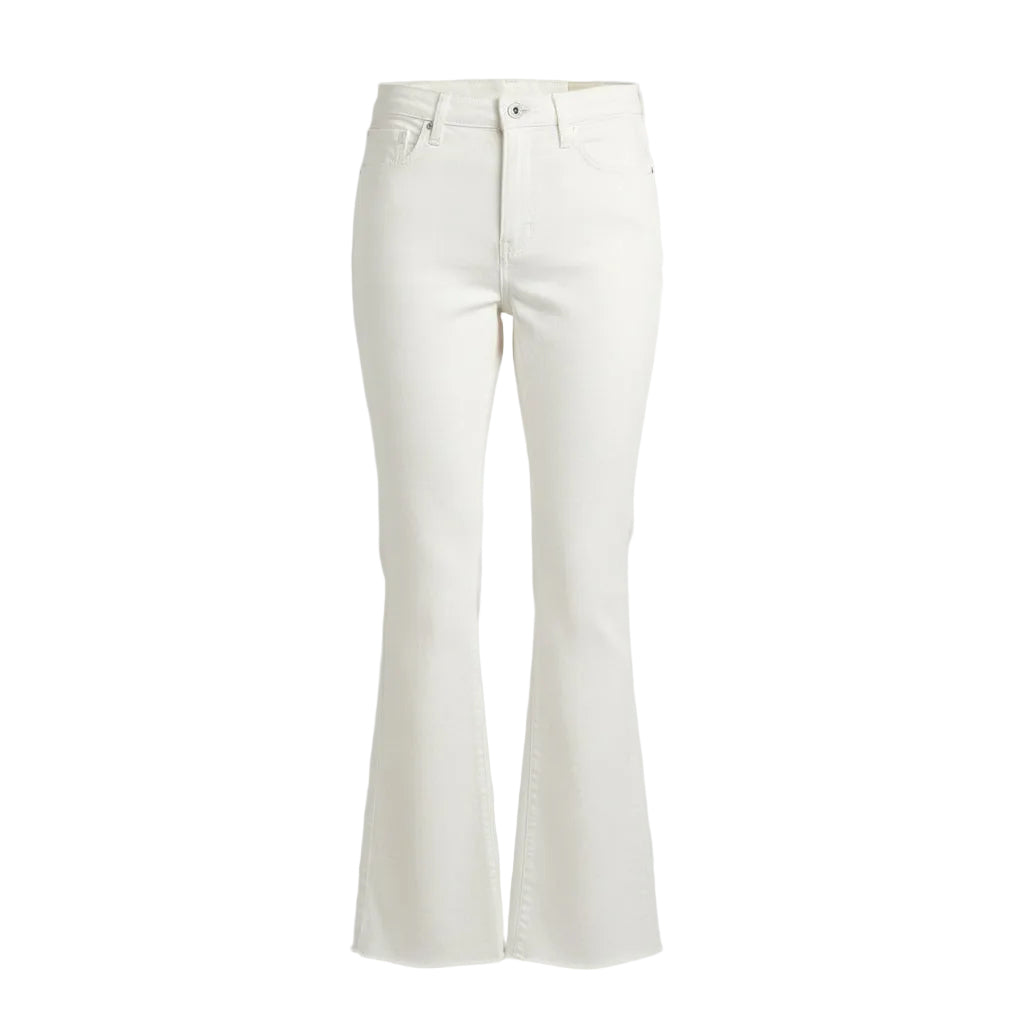 L'Agence White Sada High-Rise Slim Cropped Jeans Size 28