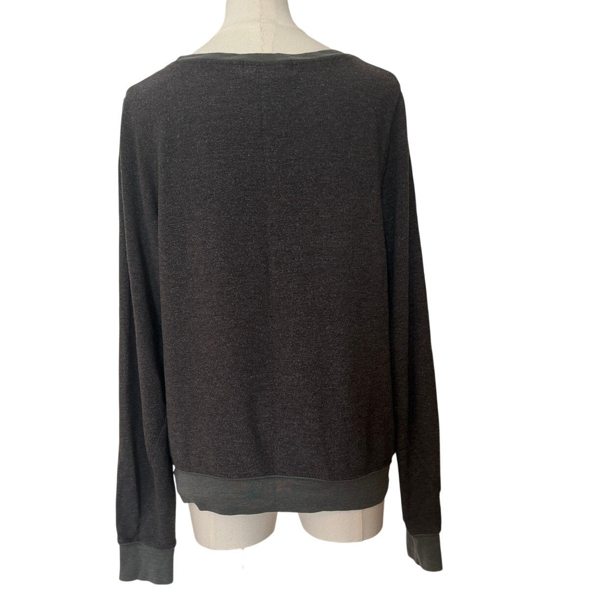 Wildfox Dark Grey Kiss & Tell Sweater M