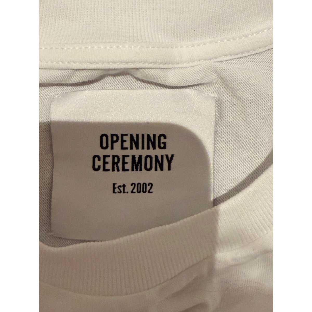 Opening Ceremony Noodle Print Femme Fit Tee White Size M