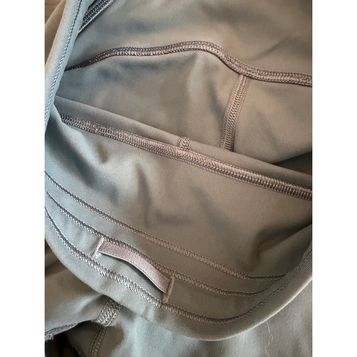 Lululemon Blue/Grey Athletic Pant Pockets Adjustable - Small
