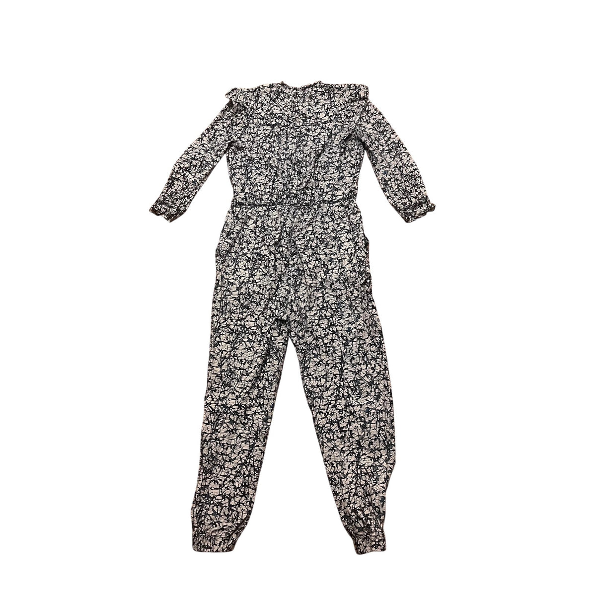 Veronica Beard Blue Tanay Batik Print Jumpsuit Size 6