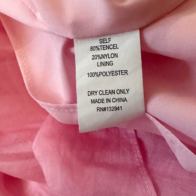 Amanda Uprichard Pink Siesta Sleeveless Mini Dress L