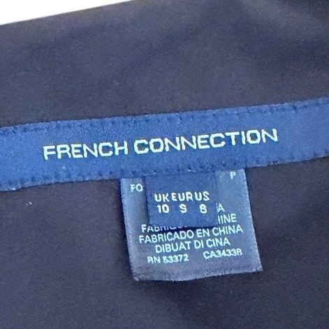 French Connection Black Fit-and-Flare Dress - US 6 / UK 10