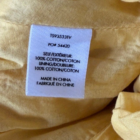 Derek Lam 10 Crosby Marigold Yellow Cami-Dress Asymmetrical Adjustable Strap - 4