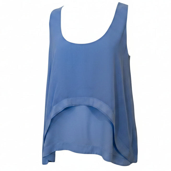 Elizabeth and James Marley Top Light Blue Sleeveless - Small