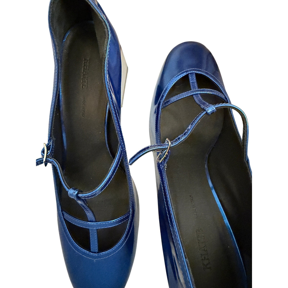 Khaite Sapphire Metallic Fawn Pump H.65 Heels EU 38.5 (US 8-8.5)