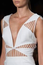 Cushnie et Ochs White Runway Cut-Out Dress Size 2 - Image 2