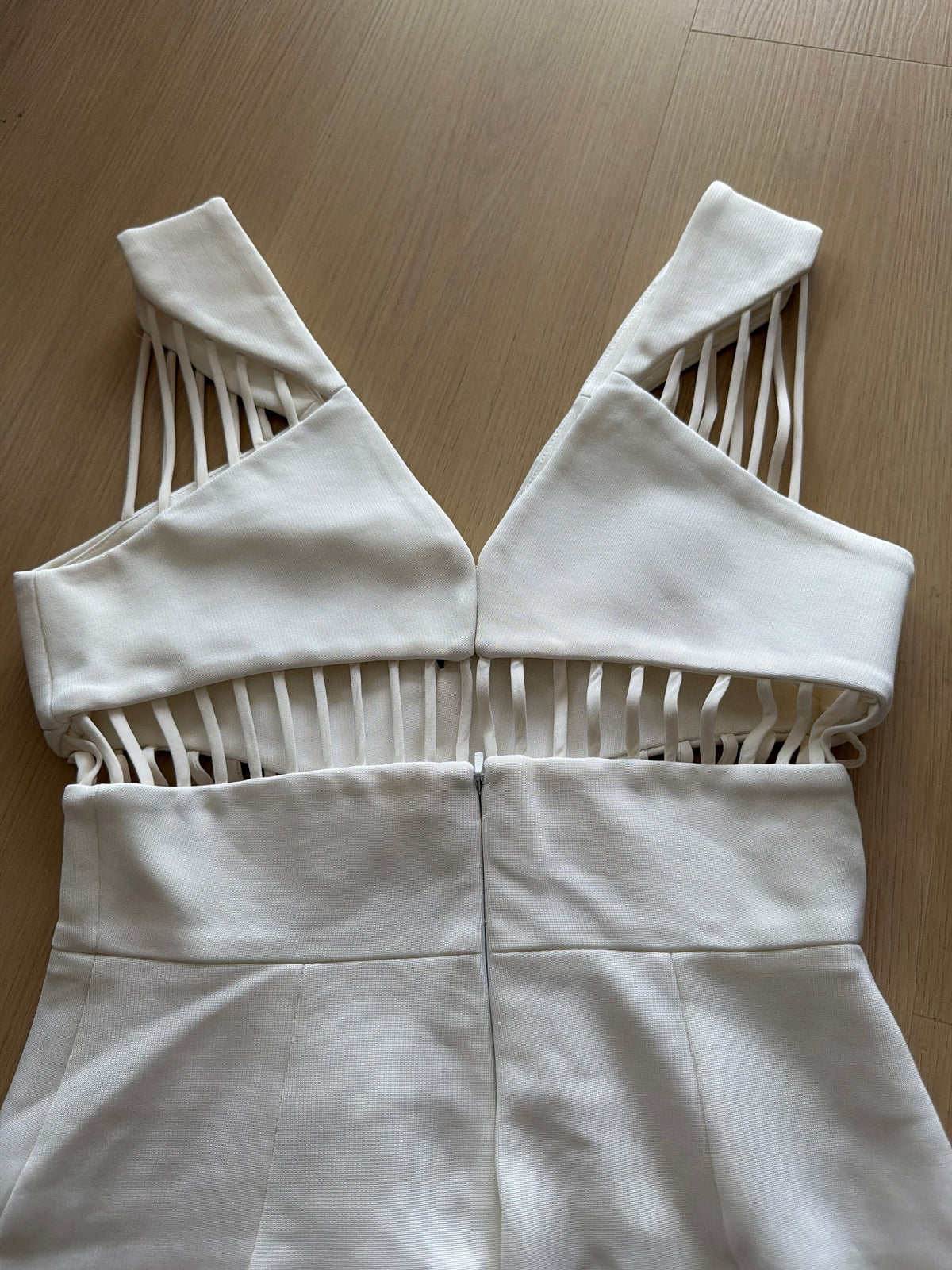 Cushnie et Ochs White Runway Cut-Out Dress Size 2 - Image 4
