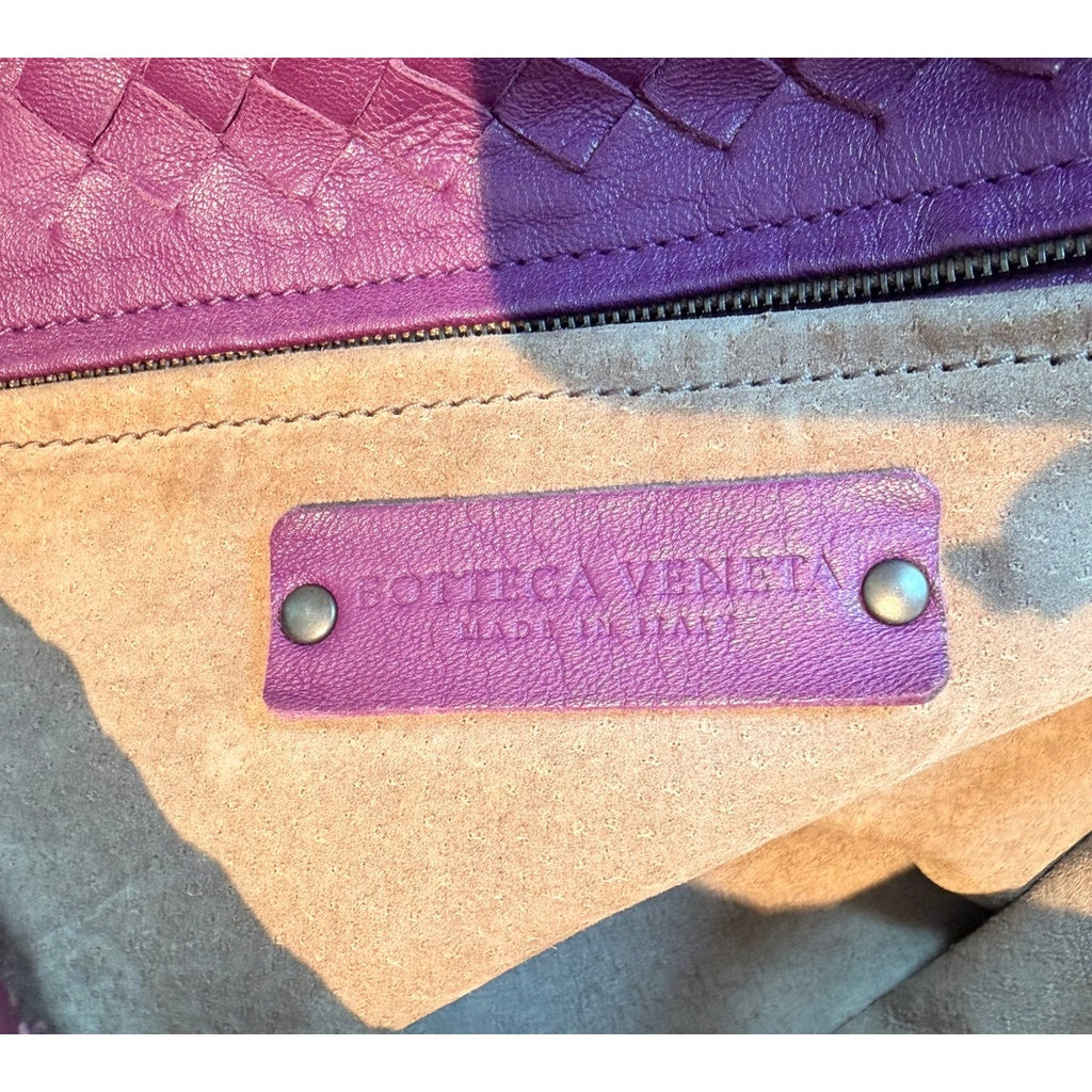 Bottega Veneta Medium Garda Intrecciato Tote Violet