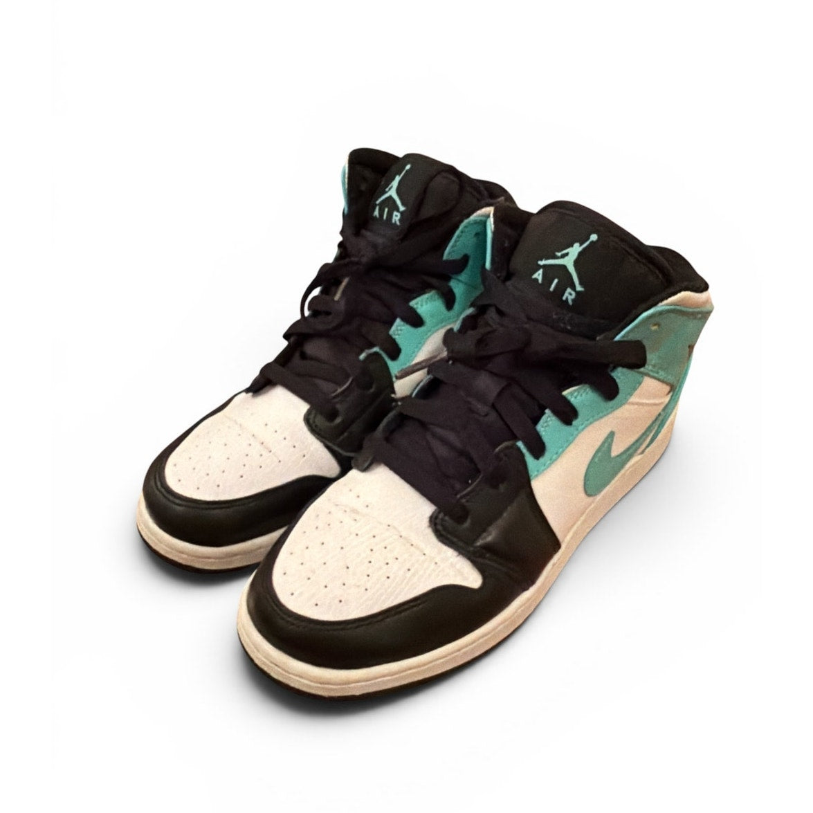 Nike Air Jordan 1 Mid Sneakers Tropical Twist Colorway 6.5Y