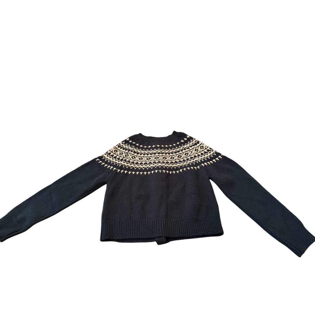 Bailey Rose Green Fair Isle Cardigan Small