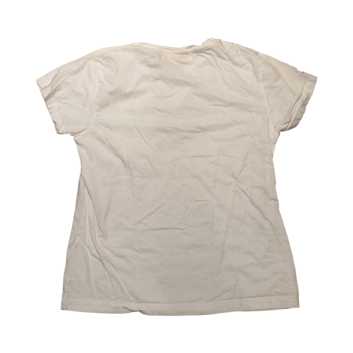 Diane von Furstenberg White Tan In Charge T-Shirt - L - Image 4