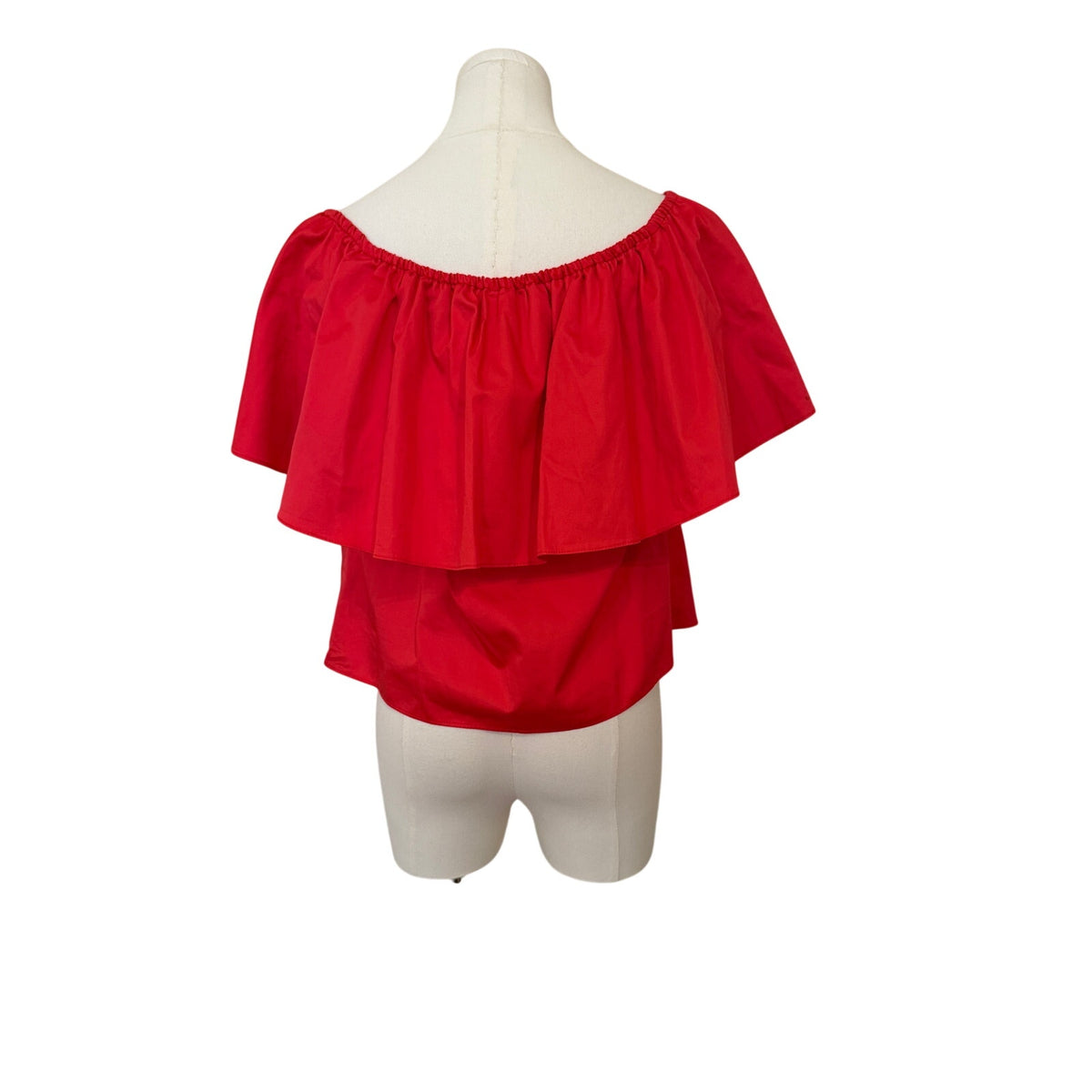 N/Nicholas Off-Shoulder Red Cotton Top NWOT - AUS 10, US 6