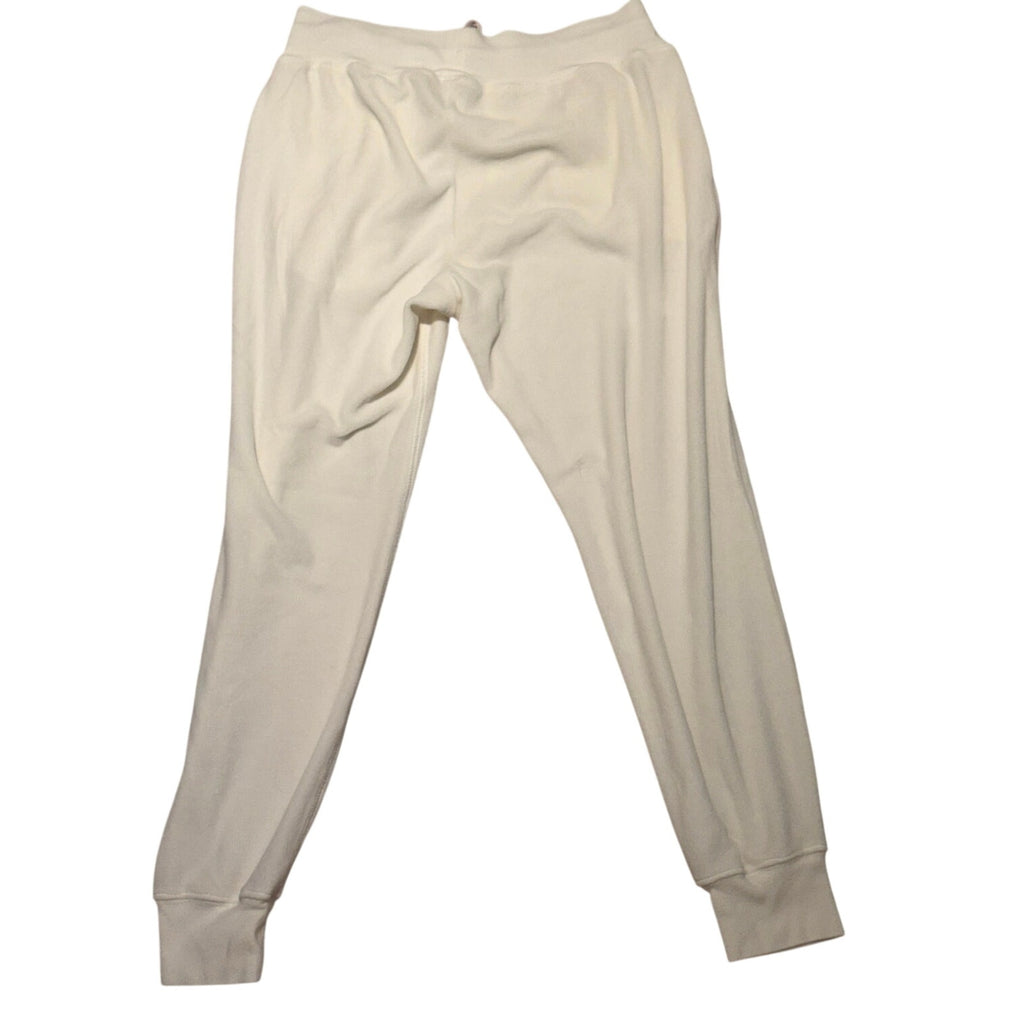 Polo Ralph Lauren White Cotton-Blend Joggers Size S