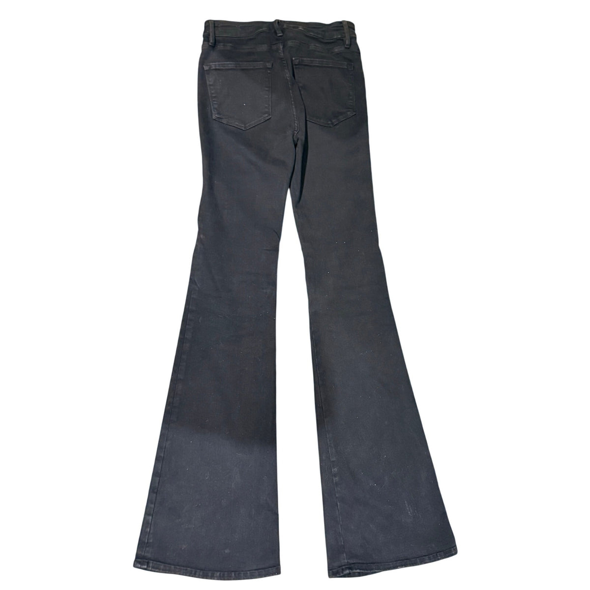 FRAME Black Le One High-Rise Flare Jeans Size 1