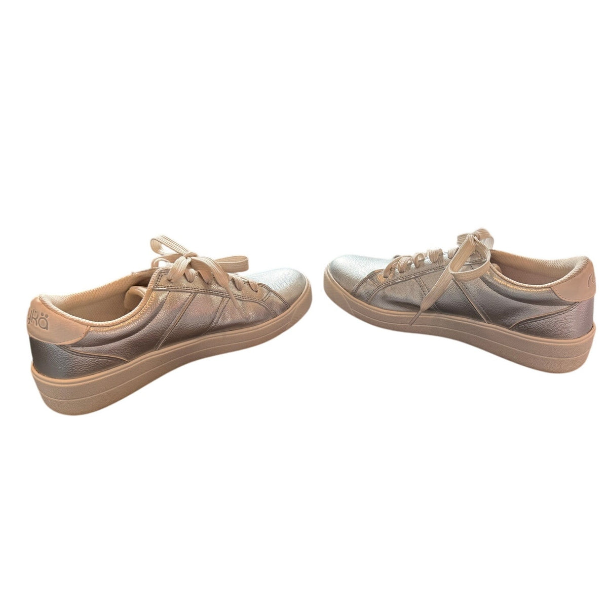Ryka Metallic Silver Viv Classic Sneakers Size 8