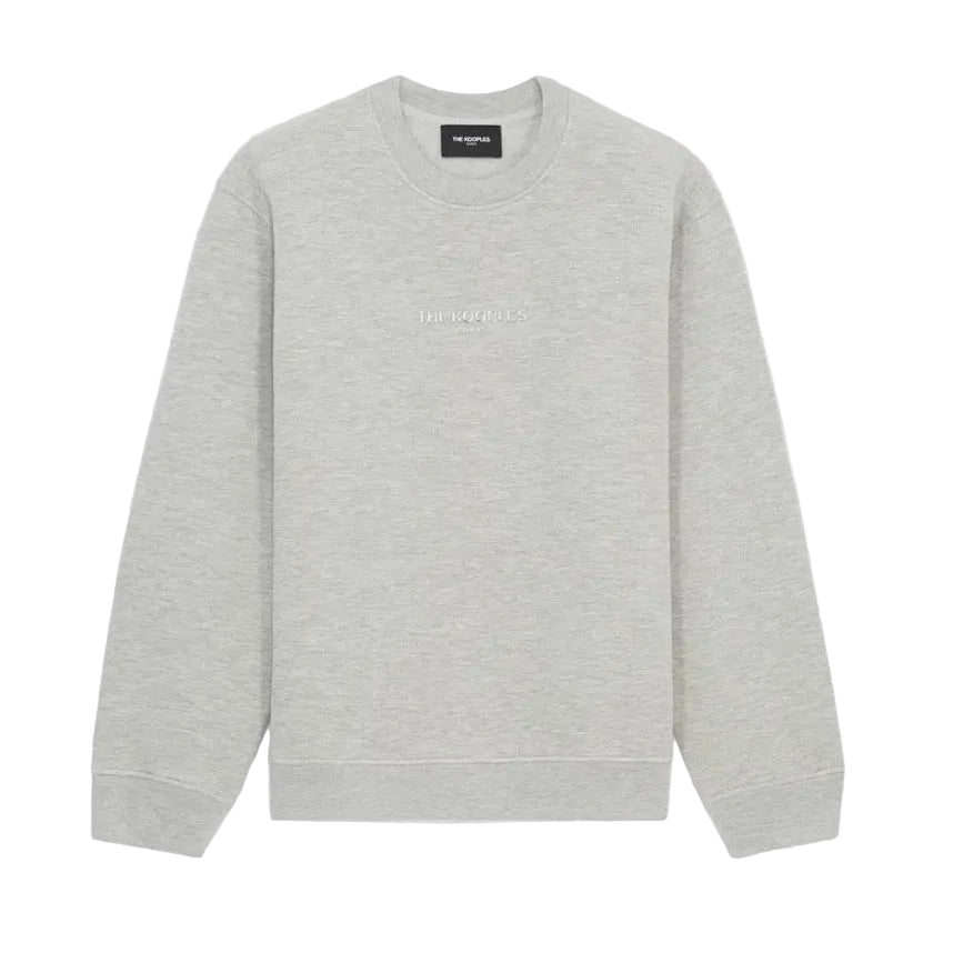 The Kooples Paris Gray Logo Sweatshirt French 2 US Med