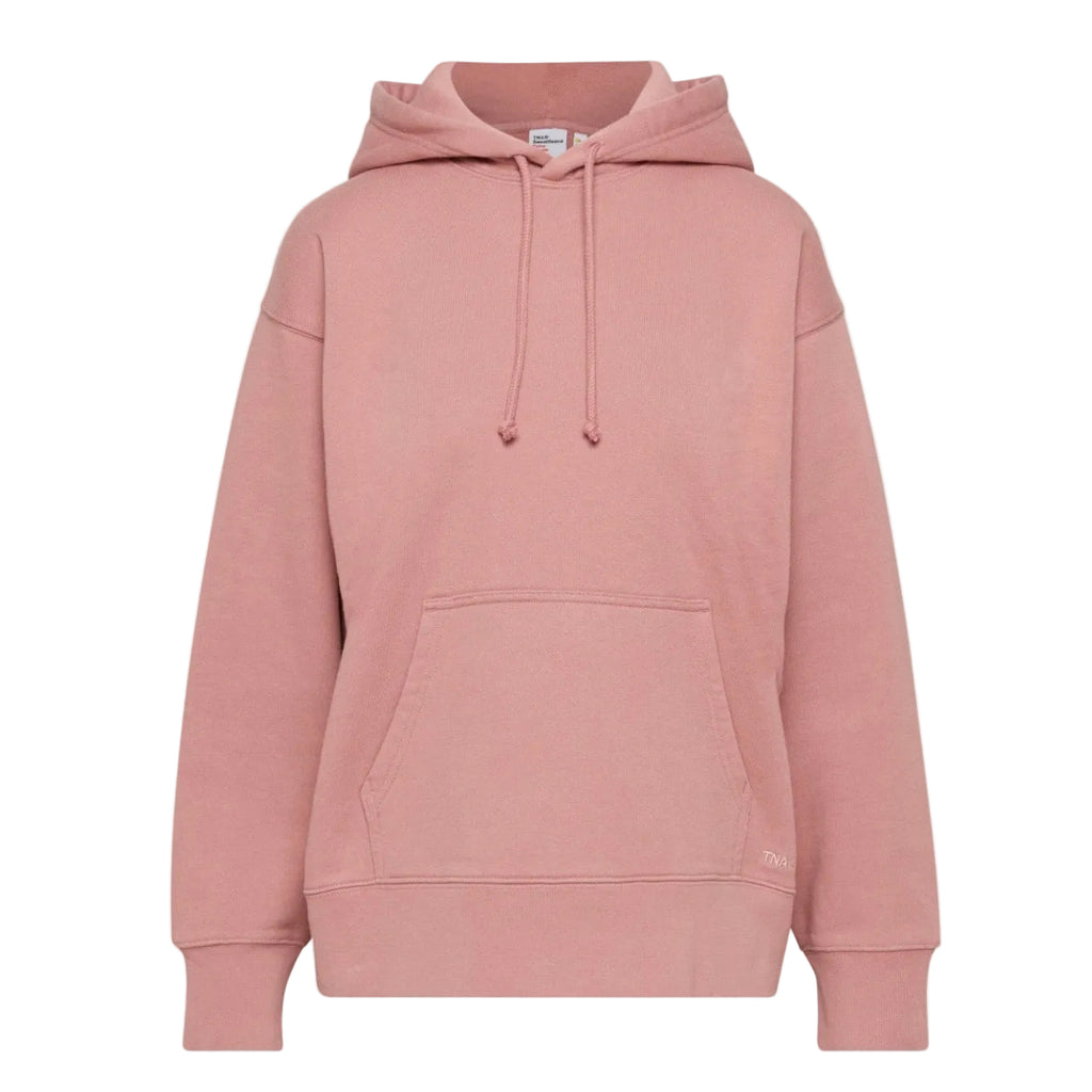 TNA Aritzia Cozy Fleece Boyfriend Hoodie Soft Pink XL