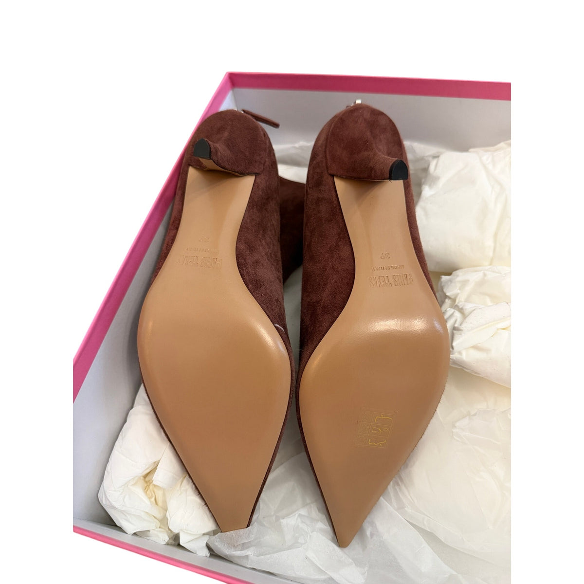 Paris Texas Mogano Jessica Ankle Boot 75 Suede Boots EU 39