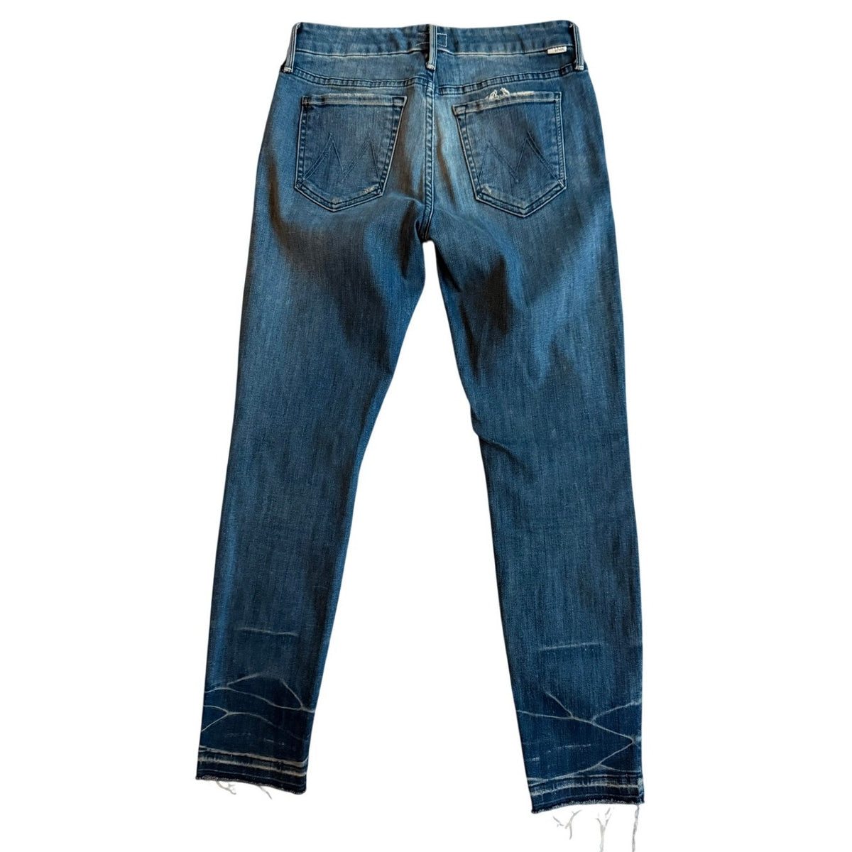 Mother Medium Wash The Looker Ankle Fray Skinny Jeans Size 26
