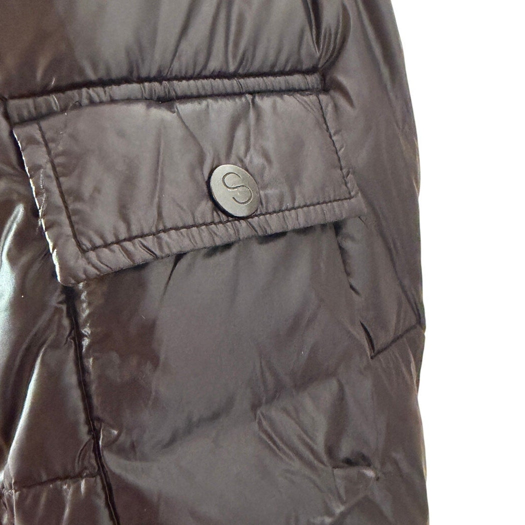 S13 New York Black Nylon Coat - L