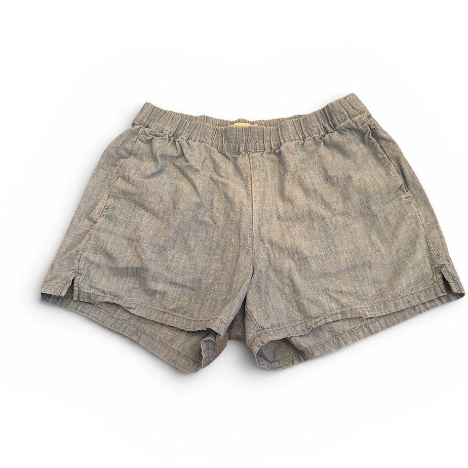 Madewell Chambray Edwina Pull-On Shorts Small