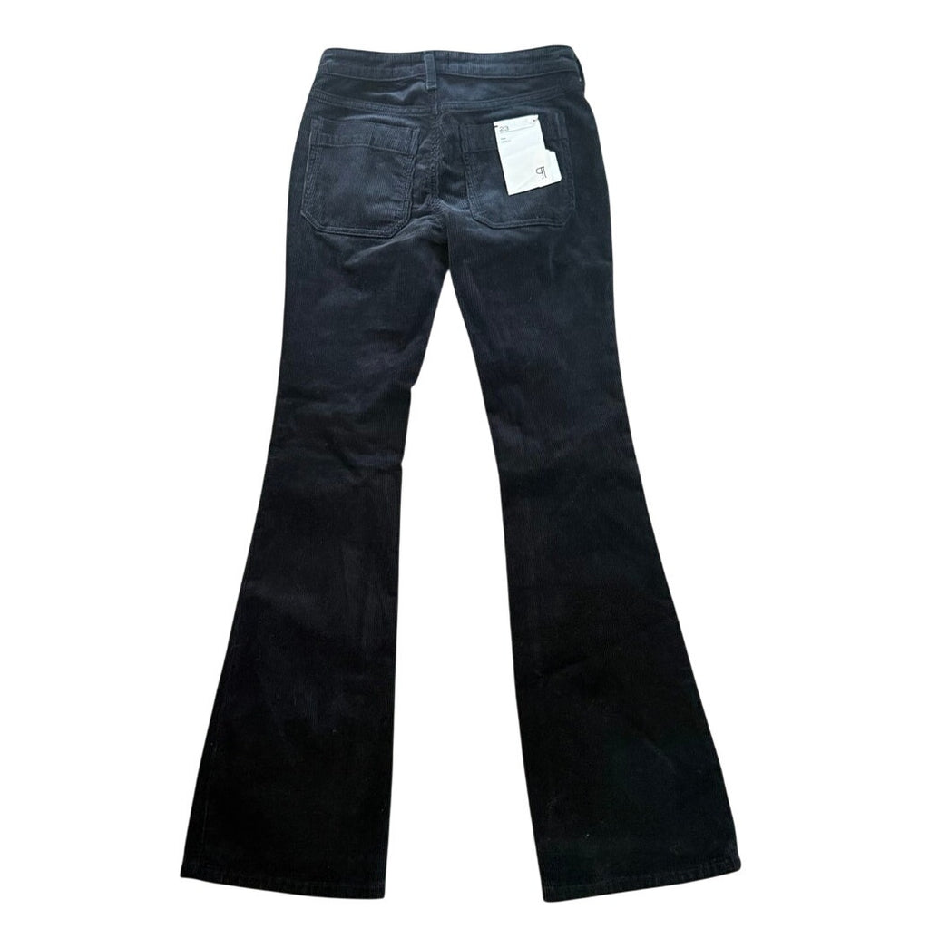 Pilcro Anthropologie The Icon Black Cord Flare Pants 23