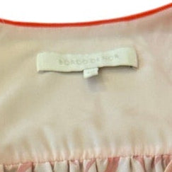 Borgo De Nor Pink Red Fireflies Faux-Wrap Dress Size 10