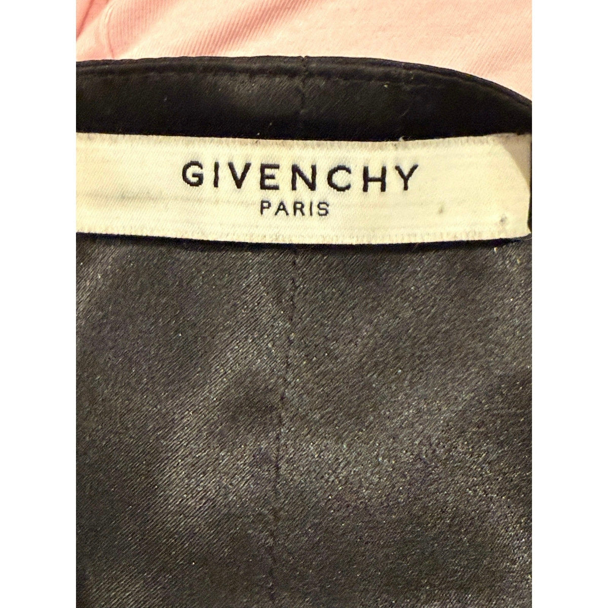 Givenchy Paris Vintage Black Silk Cowl Neck Top 38 US 6 - Image 3