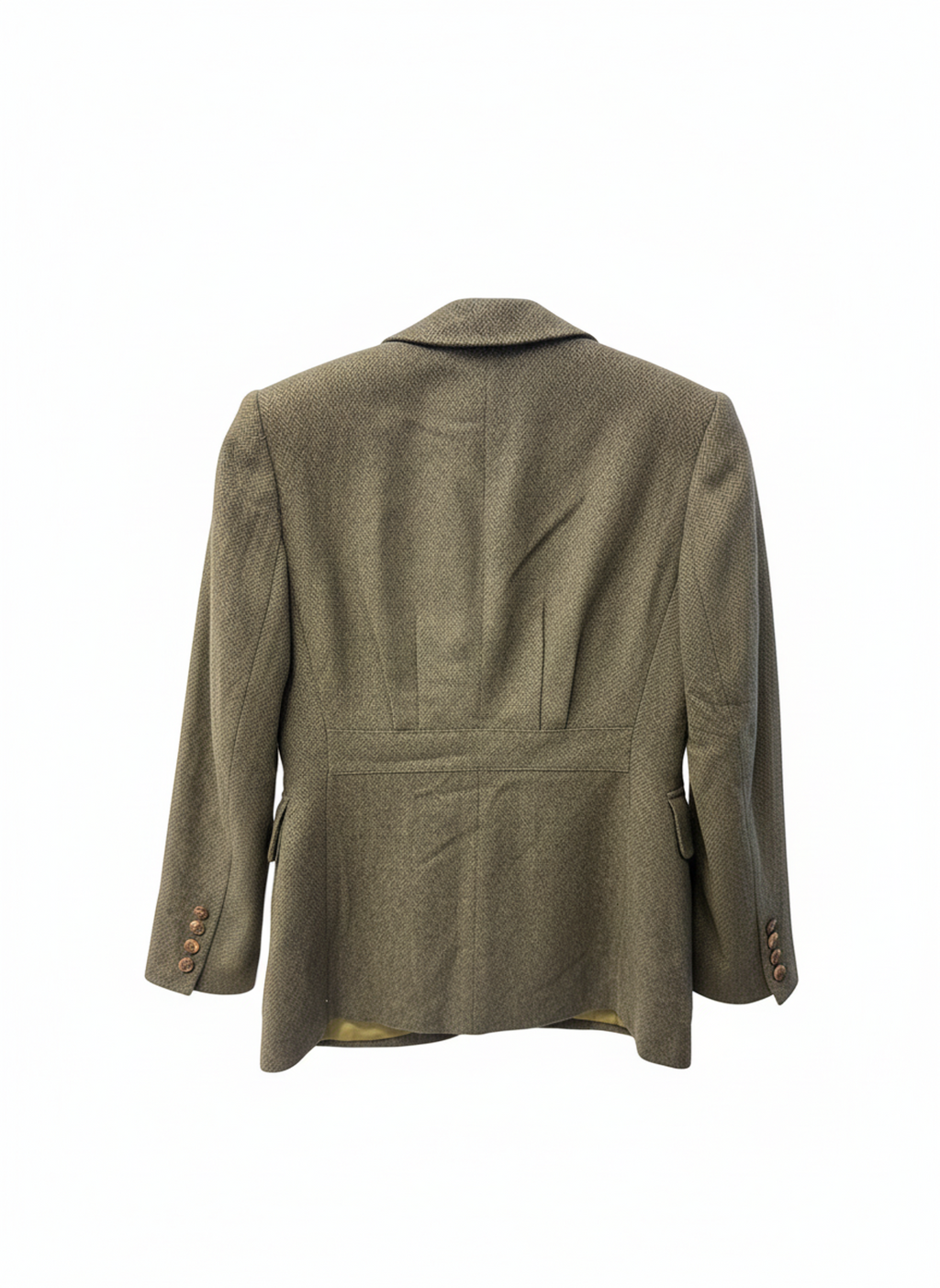 Lauren Ralph Lauren Wool Jacket Olive 2 Petite - Image 3