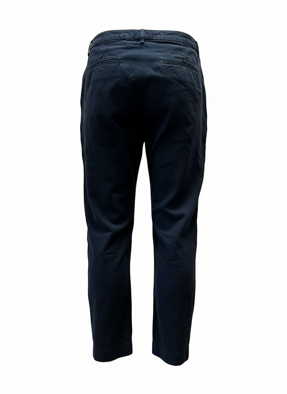 Nili Lotan Black Cotton Twill Single Pleat Pant Size 4 - Image 2