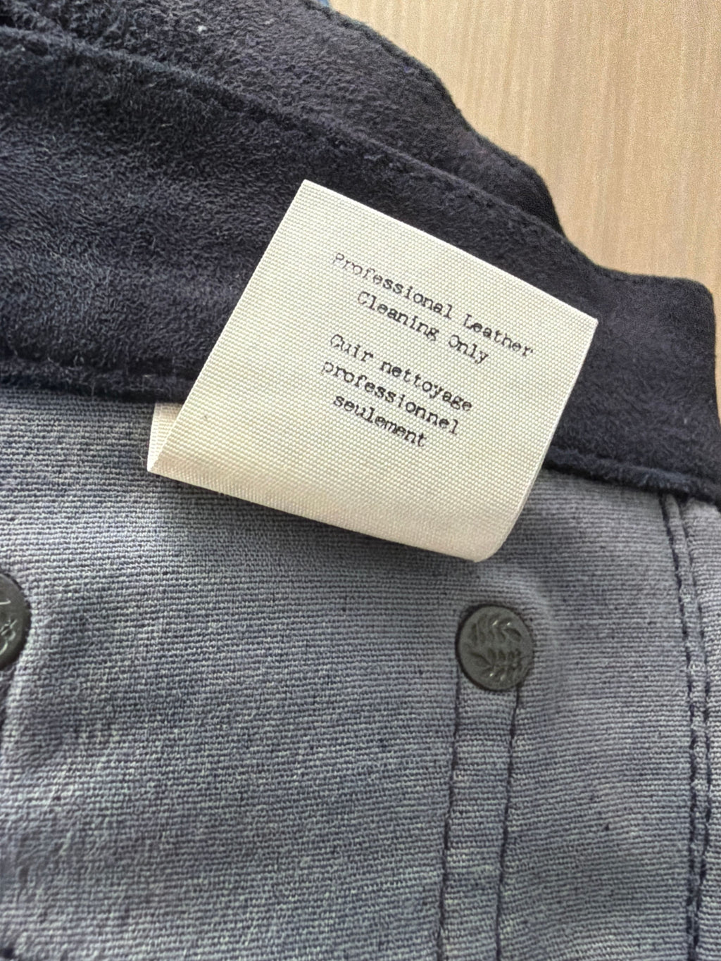 Rag & Bone Navy Suede Skinny Jeans Size 27 - Image 4