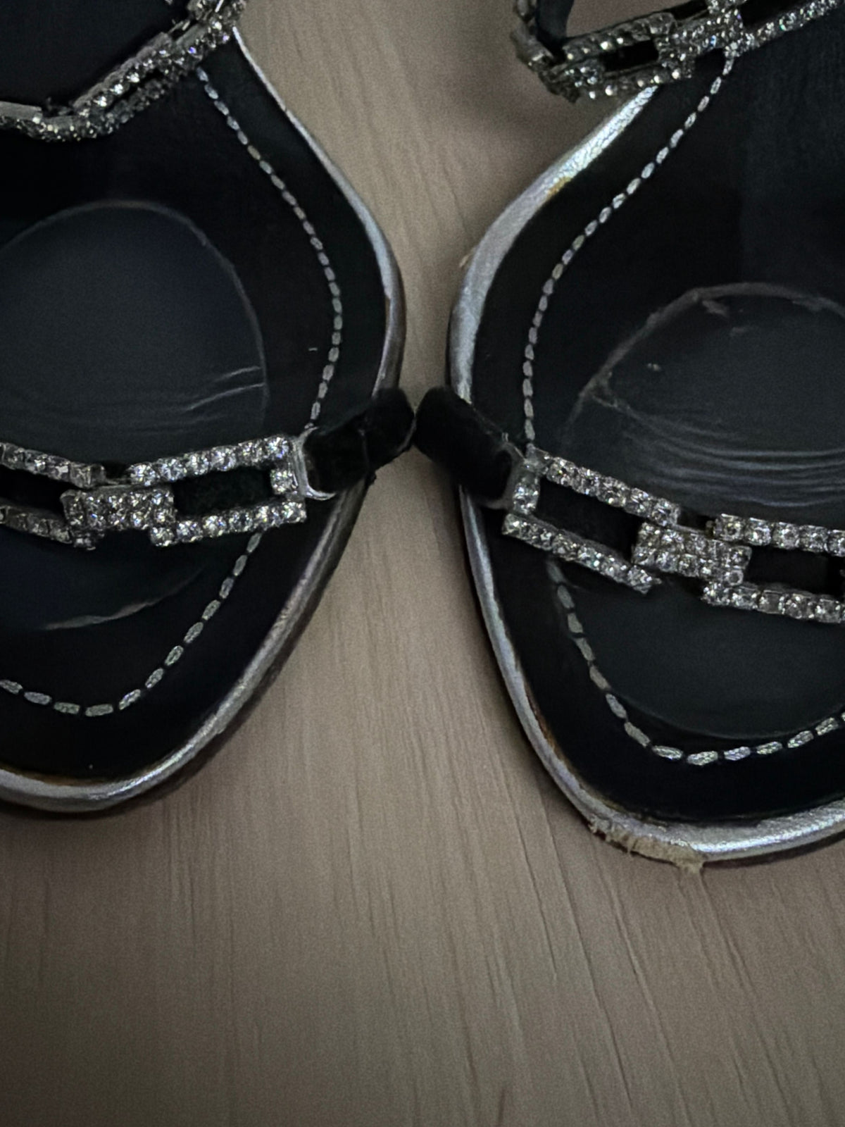 Rene Caovilla Crystal-Embellished Sandals EU 37/US 7 - Image 6