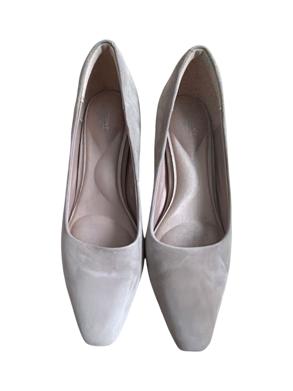 Rockport Total motion Blush Suede 2inch Heel size 7 - Image 1